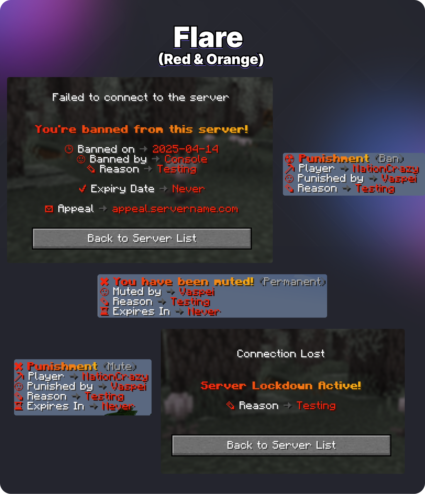 Premium LiteBans Messages - 16 Themes Image 4
