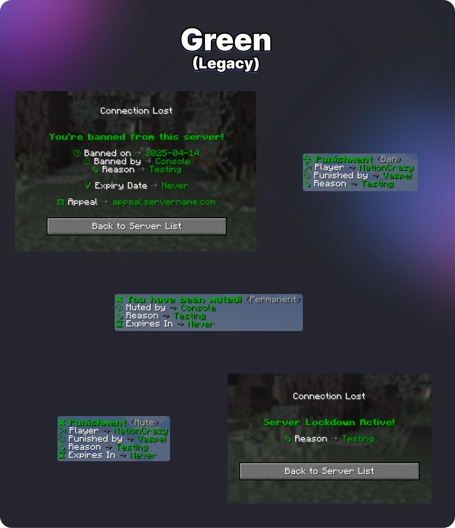 Premium LiteBans Messages - 16 Themes Image 6