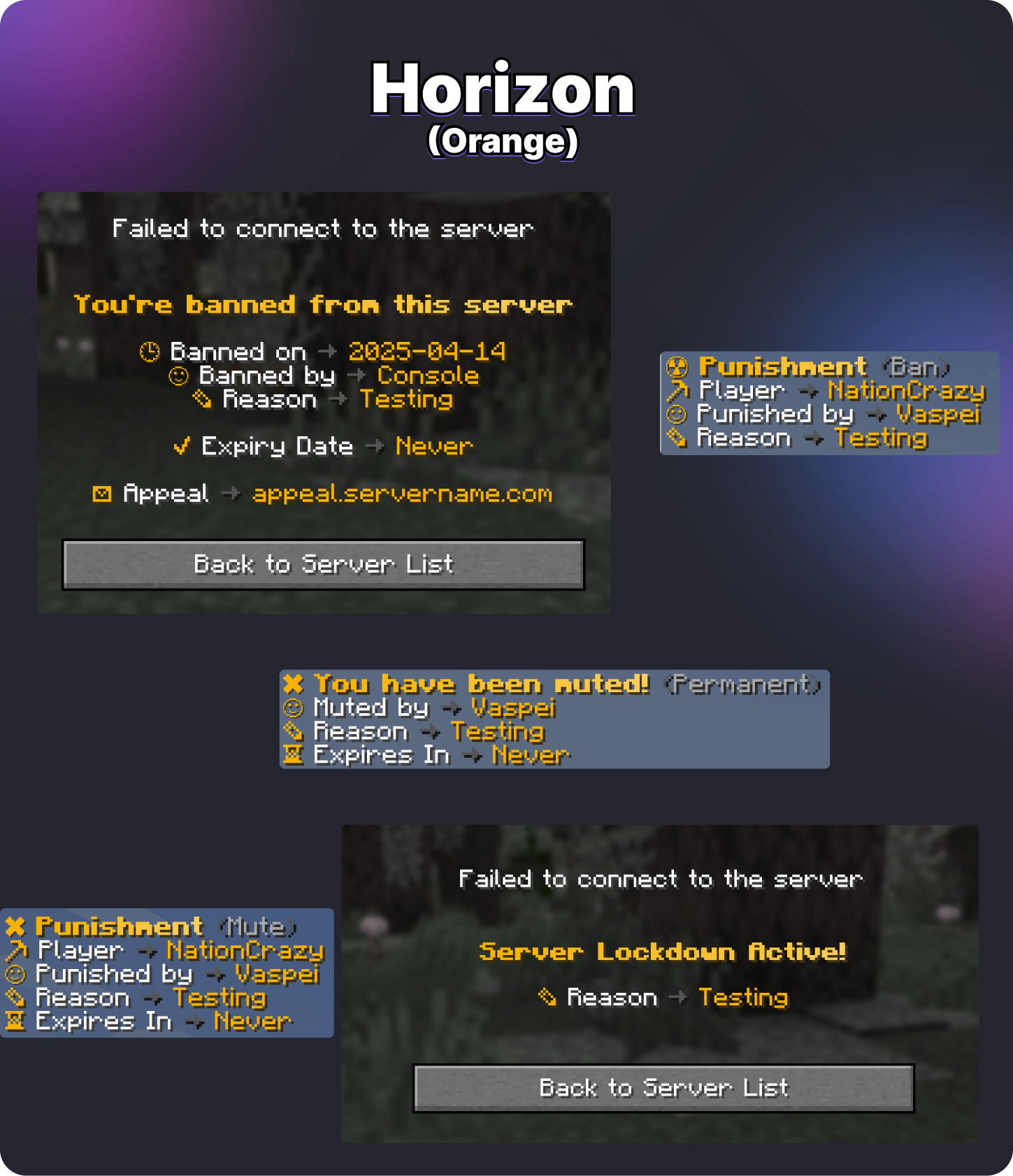 Premium LiteBans Messages - 16 Themes Image 7