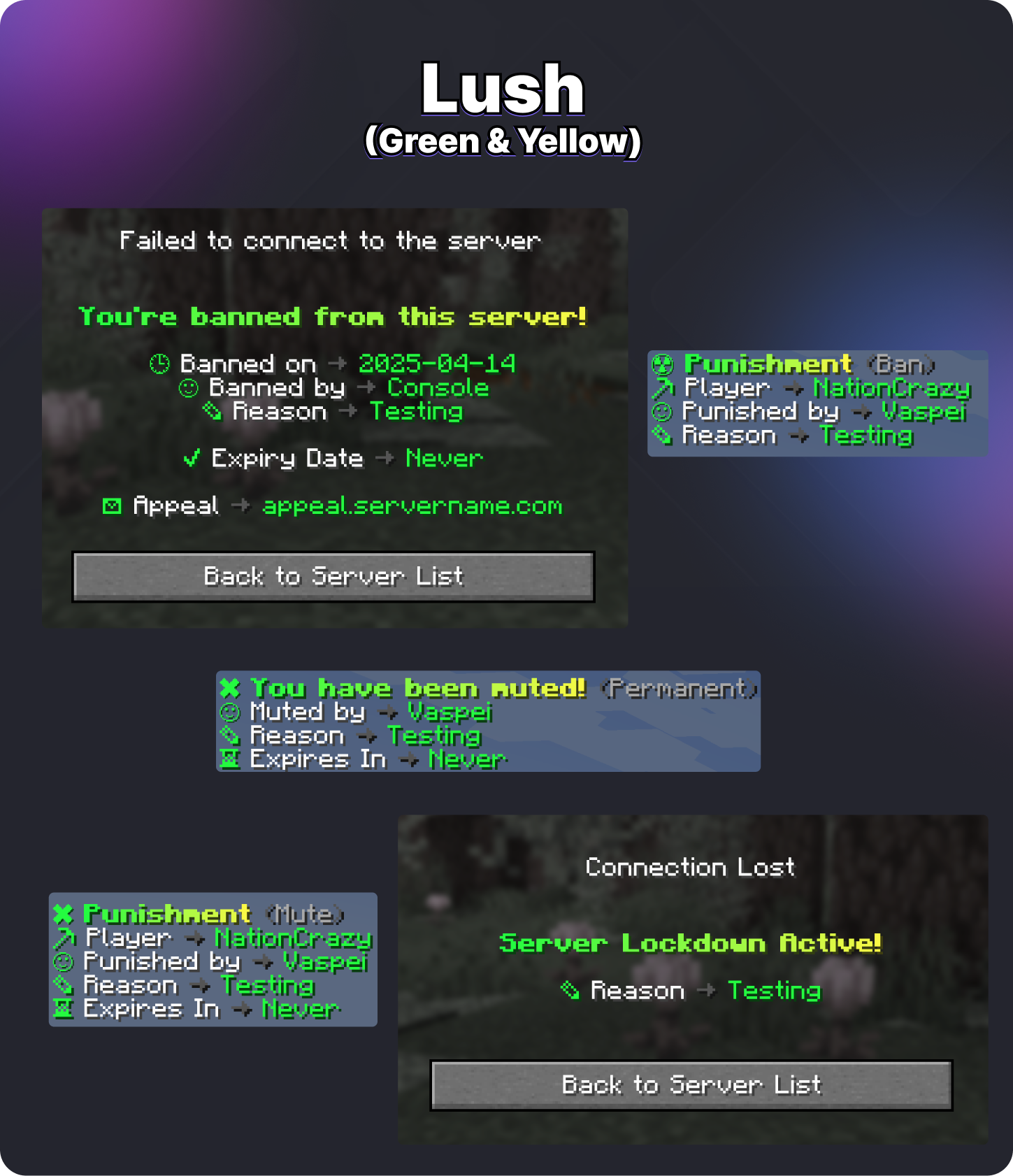 Premium LiteBans Messages - 16 Themes Image 10