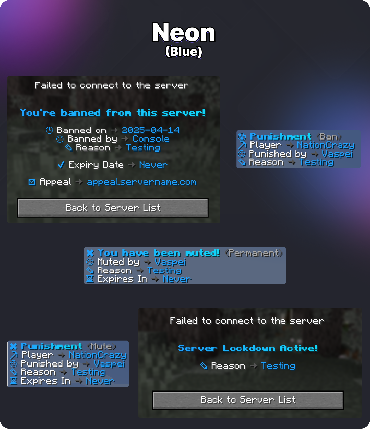 Premium LiteBans Messages - 16 Themes Image 11