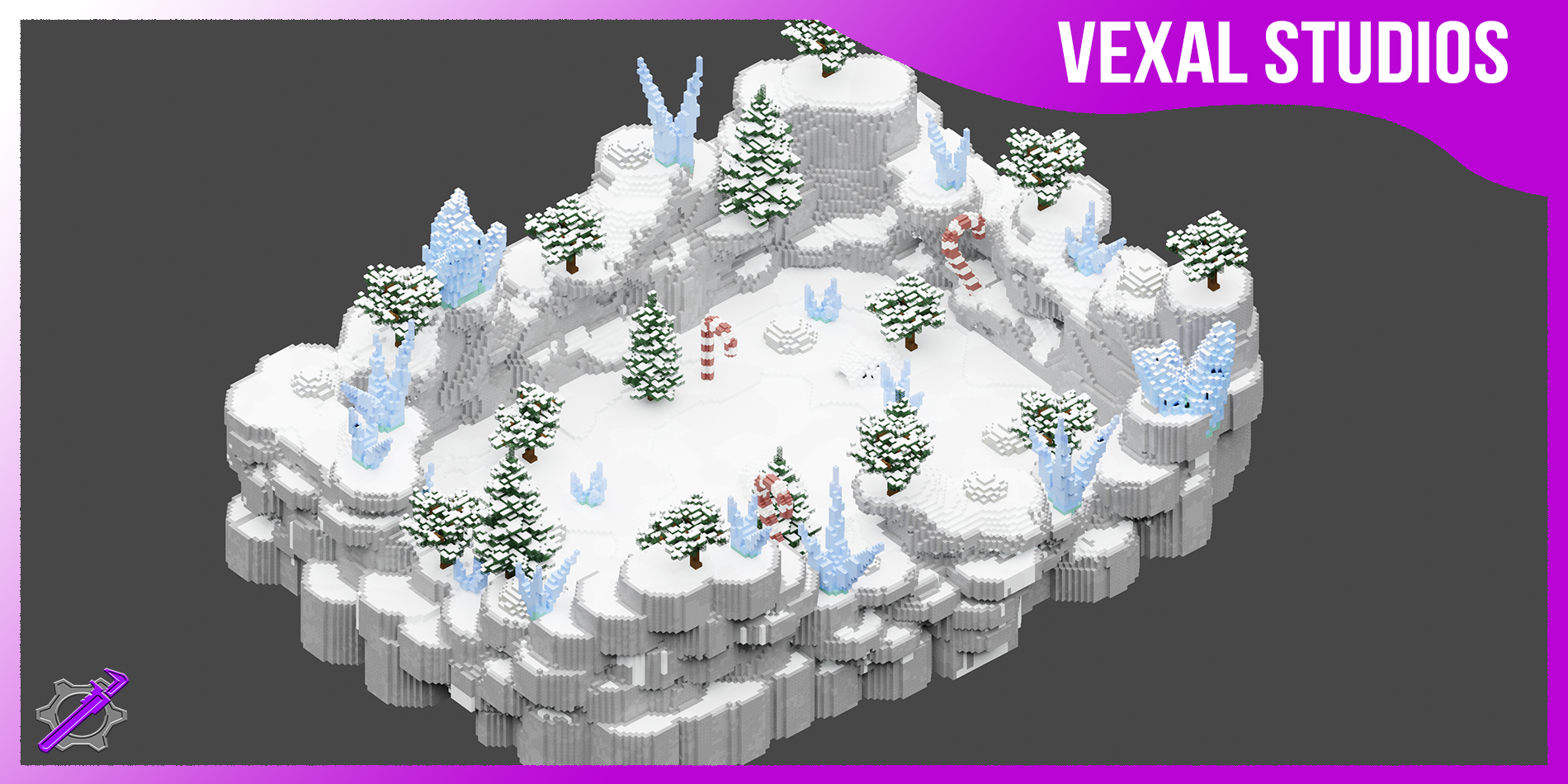 Frosty Spikes Arena Banner