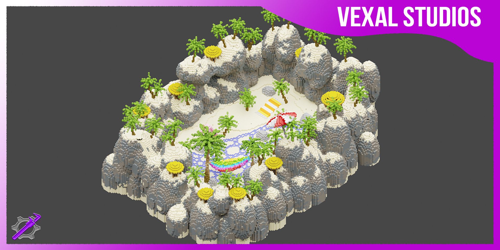 Summer Beach Arena Banner