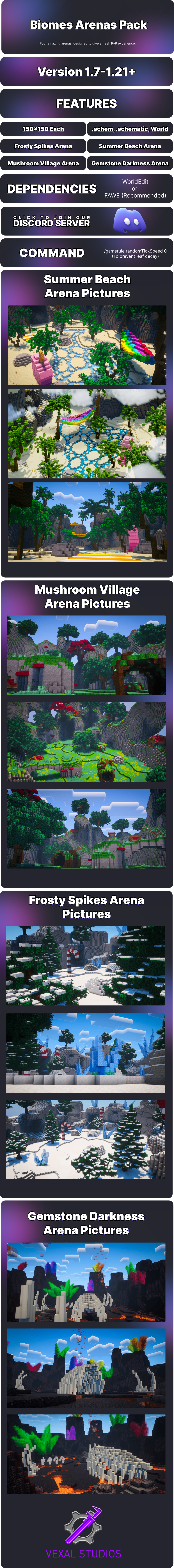 Biomes Arenas Pack Thread Image