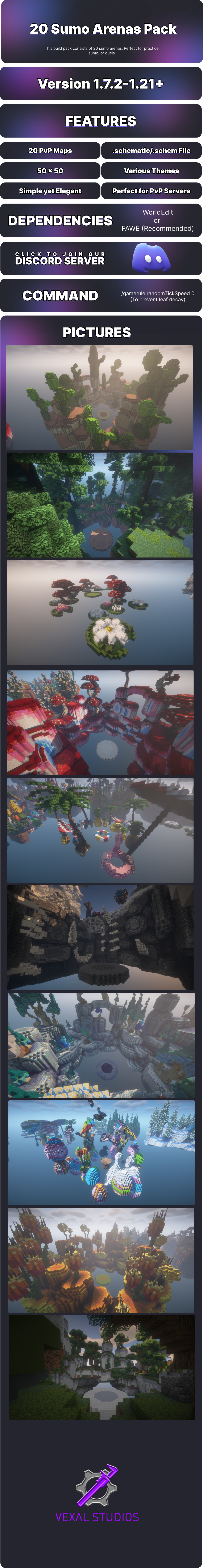 20 Sumo Arenas Build Pack Thread Image