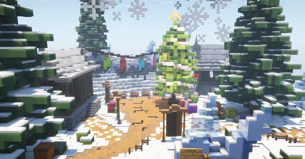 Christmas Lobby | Frozen Theme Image 1